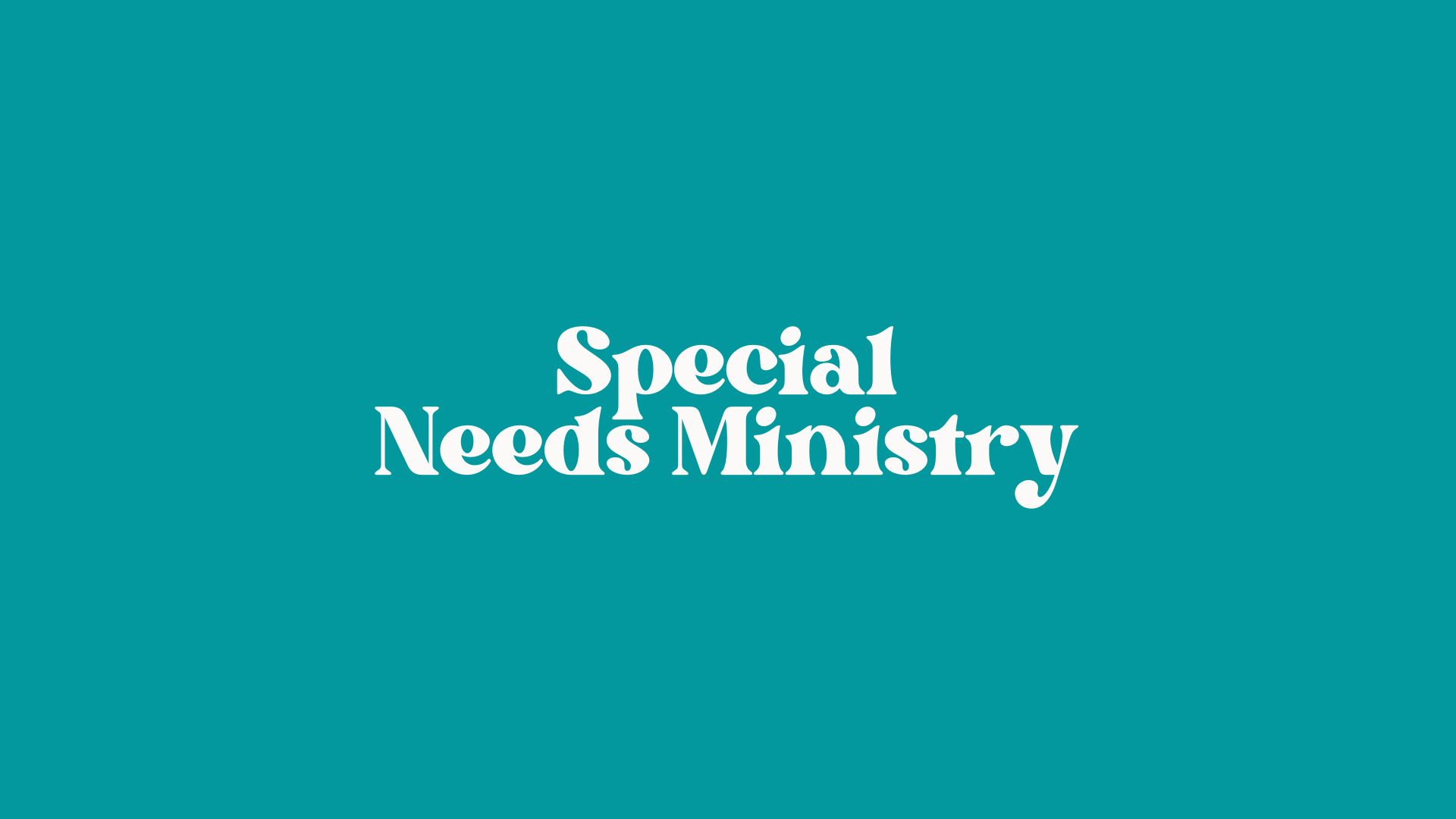 special needs ministry